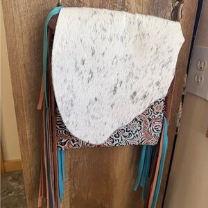 Myra Leather cowhide bag